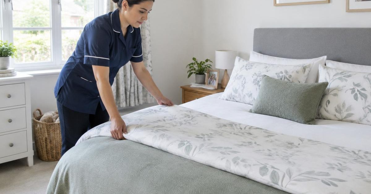 Professional cleaner at work in Terenure, Dublin 6W